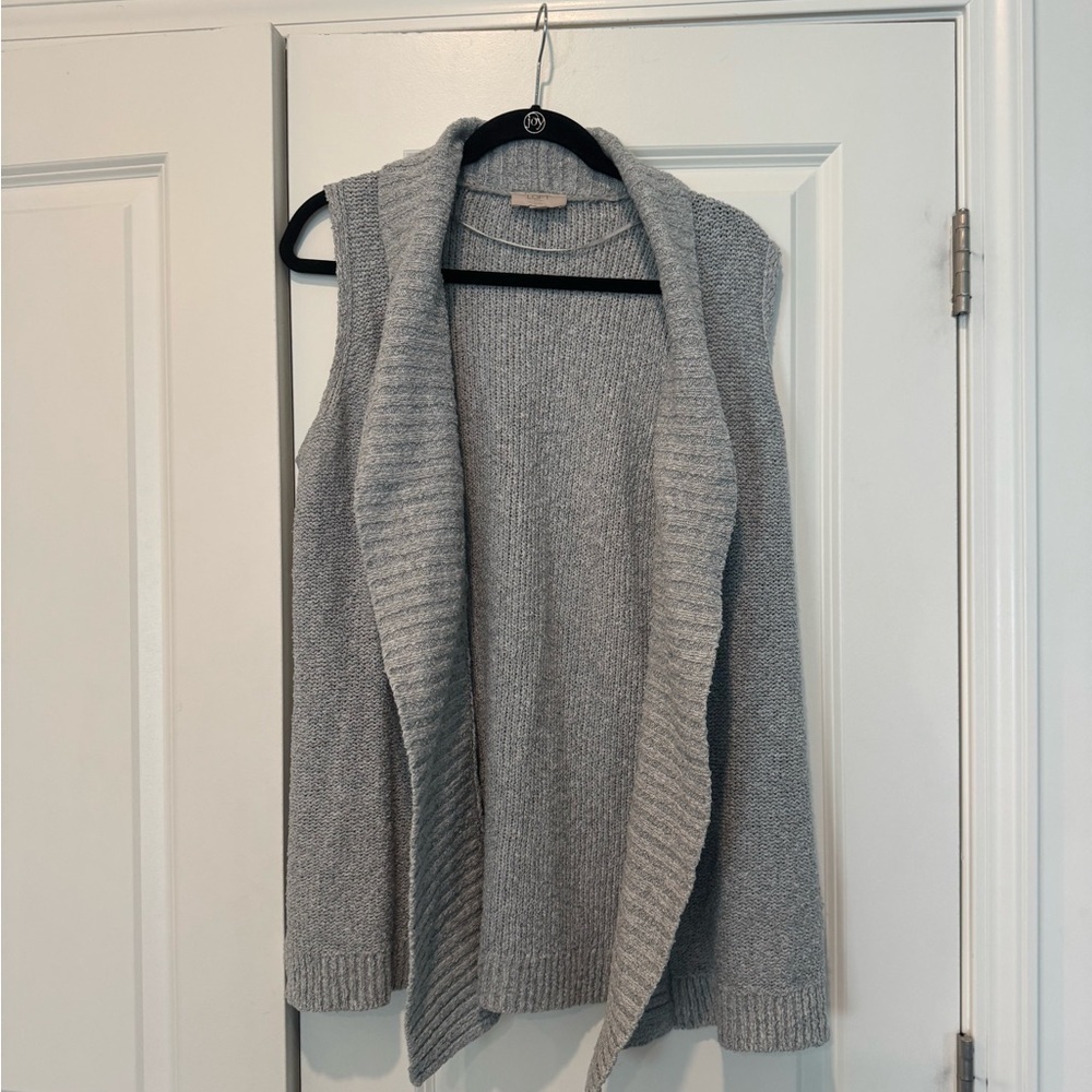 Loft Outlet Women's Open Front Sweater Vest Size Large Petite